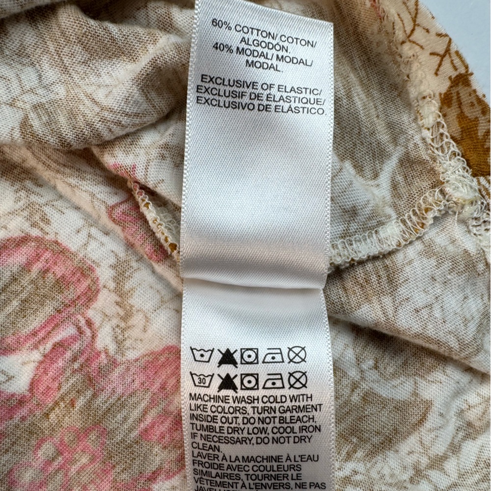 Lucky Brand Pink and Brown Floral Blouse - Picture 4 of 7